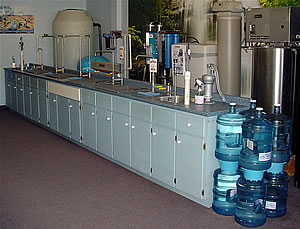 Aqueduct Water's 15-stage reverse osmosis water purification system